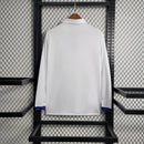 Camisa Retrô Real Madrid Manga Longa Adidas 2016/17 Masculino Branco