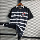 Camisa Corinthians Fora 14/15 - Versão Retrô Preta e Branca