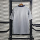 Camisa Retrô PSG Away Nike 2000/01 Masculino Cinza e Branco