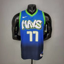 Camisa Regata Dallas Mavericks Azul e Verde - Nike - Masculina