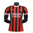 Camisa AC Milan I Home Puma Jogador 2024/25 Masculino Vermelho e Preto