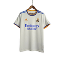 Camisa Retrô Real Madrid I Home 2021/22 Masculino Branco