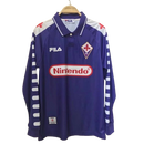 Camisa Fiorentina Retrô Manga Longa 1998/99 - Nintendo - Roxa